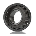 SKF Parallel Roller Bearing 25 mm ID, 52 mm OD, Race Width 18 mm, Steel Rollers, Sheet Metal Cage, Double Row 22205 E/C3