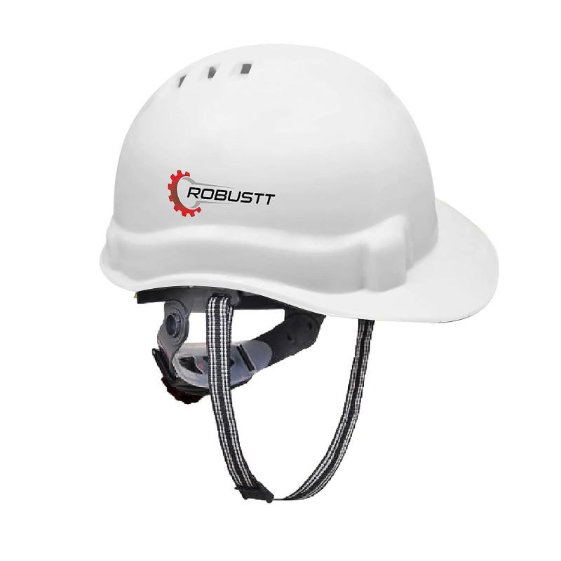 Buy Robustt X Shree JEE Safety Helmet Ratchet White (Pack Of 1)