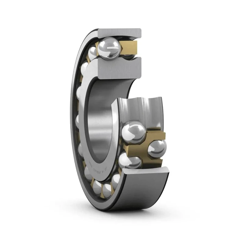 SKF Self-Aligning 2 Row Ball Bearing 95 mm Inside Diameter 170 mm Outside Diameter 43 mm Race Width Machined Metal 2219 KM
