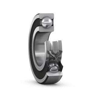 SKF Single Row Deep Groove Ball Bearing 15.88 mm ID, 39.688 mm OD, Sealed, Sheet Metal Cage RLS 5-2RS1