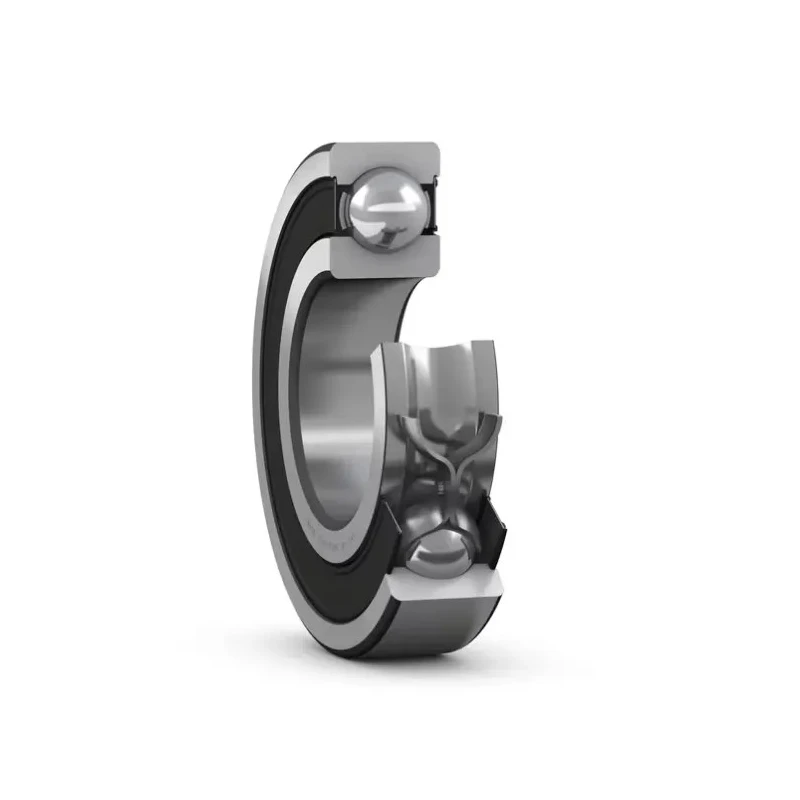 SKF Single Row Deep Groove Ball Bearing 15.88 mm ID, 39.688 mm OD, Sealed, Sheet Metal Cage RLS 5-2RS1