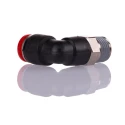 Norgren Pneufit C Series Pneumatic Fitting Female Threaded-to-Tube Connection 1/4 in R Push-in 8mm Plastic 60°C C01470828