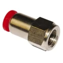 Norgren Pneumatic Threaded-to-Tube Fitting Pneufit C Series Plastic 1/4 in G Female to 10 mm C02261028