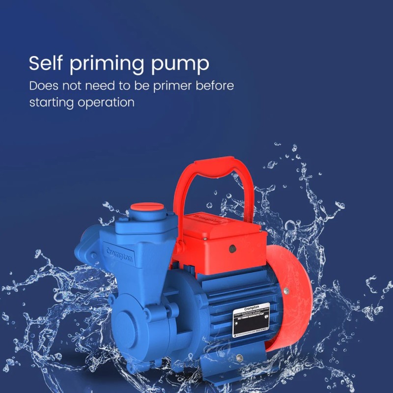 Crompton Single Phase Self Priming Domestic Monoblock Pump Mini Crest Series