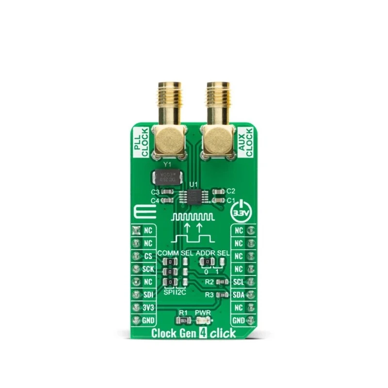 MikroElektronika Clock Gen 4 Click Add On Board for CS2200-CP MIKROE-4300