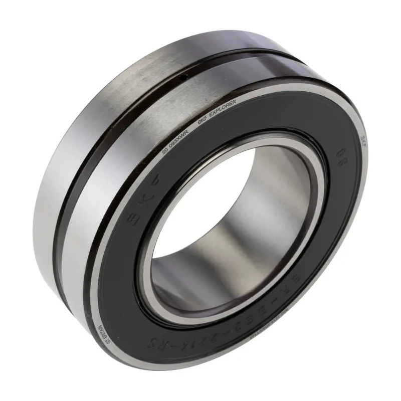 SKF BS2-2214-2RS/VT143 Tapered Spherical Roller Bearing, 70 mm ID, 125 mm OD, 38 mm Width, 2 Rows, Sealed BS2-2214-2RS/VT143