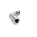 Norgren Male/Female Pneumatic Brass Fitting Nickel Finish 1/2 in RG 150430048