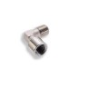 Norgren Male/Female Pneumatic Brass Fitting Nickel Finish 1/2 in RG 150430048
