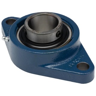 SKF Flange Bearing Unit 40 mm Inside Diameter Steel Housing Set Screw Locking 30.7 kN Dynamic Load Rating FYTJ 40 TF