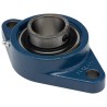 SKF Flange Bearing Unit 40 mm Inside Diameter Steel Housing Set Screw Locking 30.7 kN Dynamic Load Rating FYTJ 40 TF