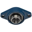 SKF Flange Bearing Unit 40 mm Inside Diameter Steel Housing Set Screw Locking 30.7 kN Dynamic Load Rating FYTJ 40 TF