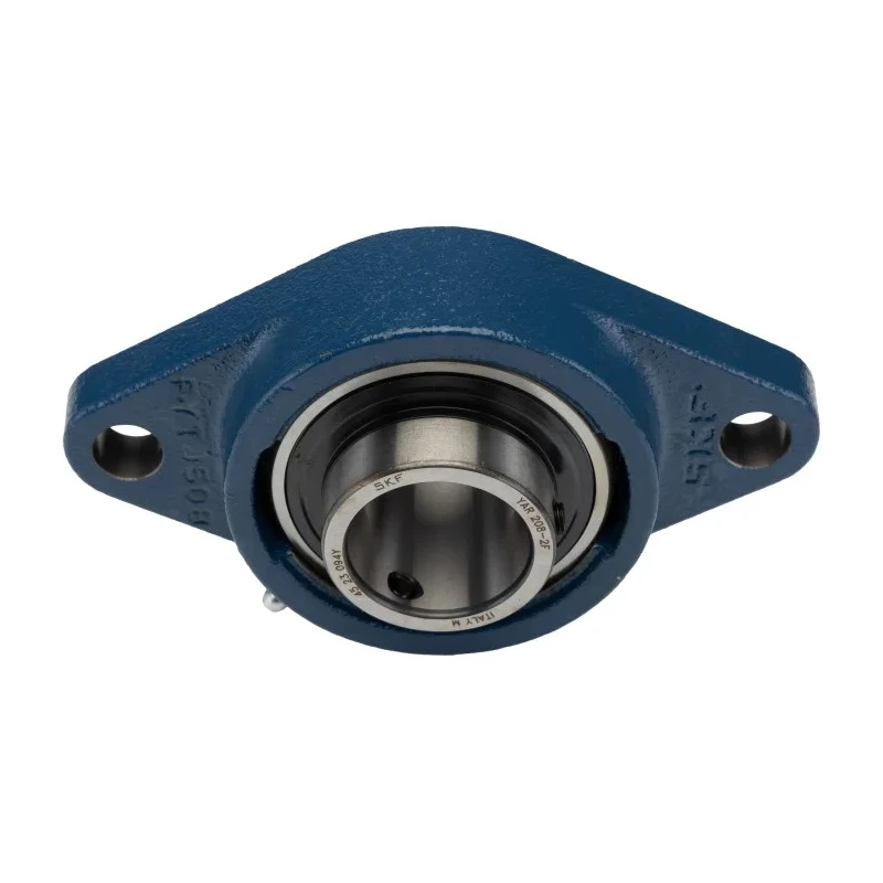 SKF Flange Bearing Unit 40 mm Inside Diameter Steel Housing Set Screw Locking 30.7 kN Dynamic Load Rating FYTJ 40 TF