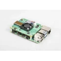 Raspberry Pi PoE + Board 37-57V DC Input 5V DC/3.0A Output with 25mm Brushless Cooling Fan SC0468