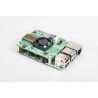 Raspberry Pi PoE + Board 37-57V DC Input 5V DC/3.0A Output with 25mm Brushless Cooling Fan SC0468
