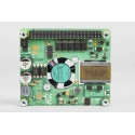 Raspberry Pi PoE + Board 37-57V DC Input 5V DC/3.0A Output with 25mm Brushless Cooling Fan SC0468