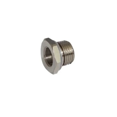 Norgren 16 Series Pneumatic Reducing Fitting Male/Female G 3/4 x G 3/8 Nickel Brass 18 Bar 70°C 160236838