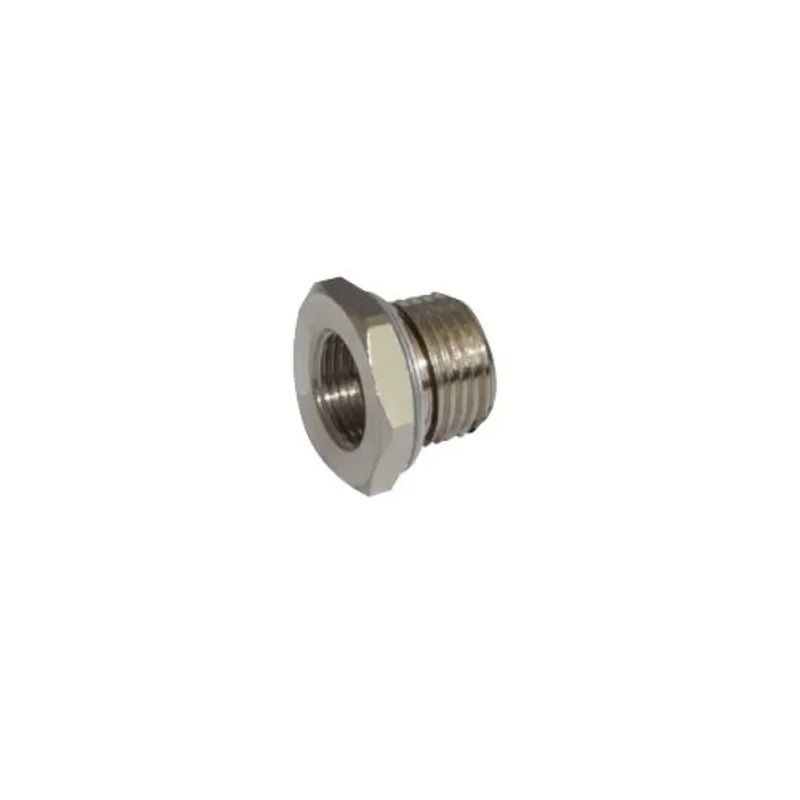 Norgren 16 Series Pneumatic Reducing Fitting Male/Female G 3/4 x G 3/8 Nickel Brass 18 Bar 70°C 160236838