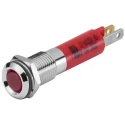 EAO Panel Mount Red Yellow Green LED Indicator 17 Series 5 mm Cutout 24V IP67 Round 17-100354