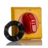 ABB Red, Yellow Rotary Handle 57.9 mm Length with 3 Locks, IP64 Rated MSHD-LY Series 1SAM201920R1002 MSHD-LY