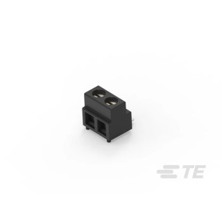 TE Connectivity PCB Terminal Block 2-Contact 5 mm Pitch 1 Row Polyamide Housing 13.5A 300V 2383938-2