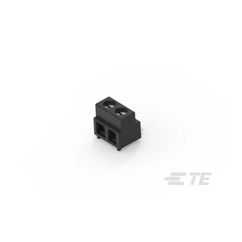 TE Connectivity PCB Terminal Block 2-Contact 5 mm Pitch 1 Row Polyamide Housing 13.5A 300V 2383938-2