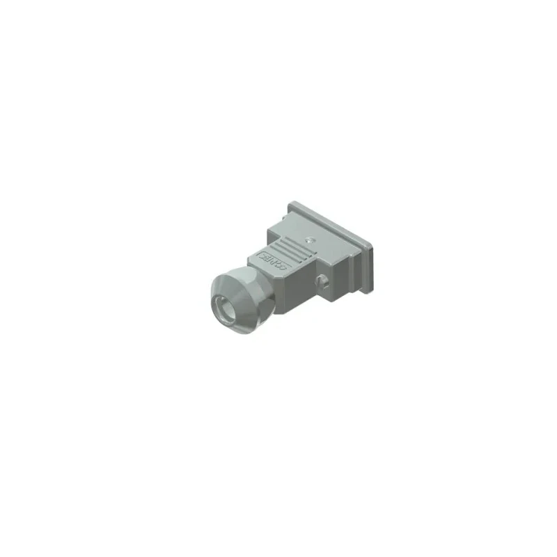 CONEC 15 Series ABS Straight D-Sub Backshell with 9 Contacts, Strain Relief, IP67, Nickel Plating 15-004810
