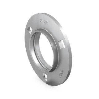 SKF Locating Ring Steel 47 mm Inside Diameter Open End 3-Bolt Mount PF 47