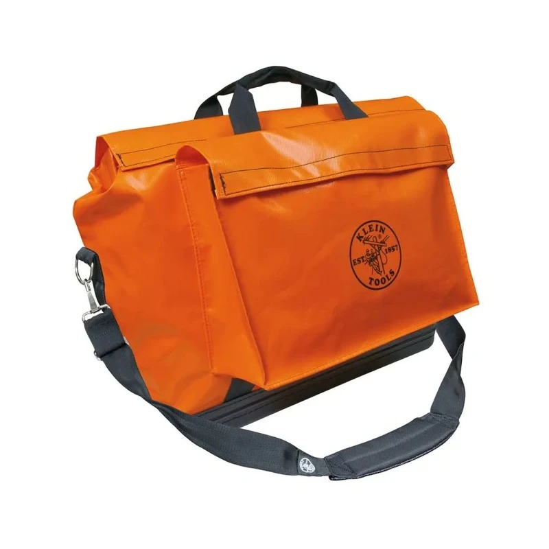 Klein Tools Vinyl Tool Bag with Shoulder Strap 610 mm x 254 mm x 508 mm 5181ORA