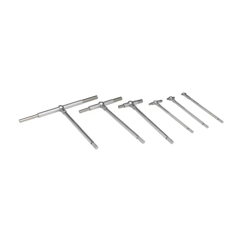 RS PRO Telescopic Bore Gauge Chrome 6 Piece Set 8mm to 150mm 230-0111