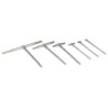 RS PRO Telescopic Bore Gauge Chrome 6 Piece Set 8mm to 150mm 230-0111