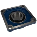 SKF 4 Hole Cylindrical Flange Bearing Unit 50.8 mm ID, Steel, Set Screw Locking, 3000 rpm UCF 211-32