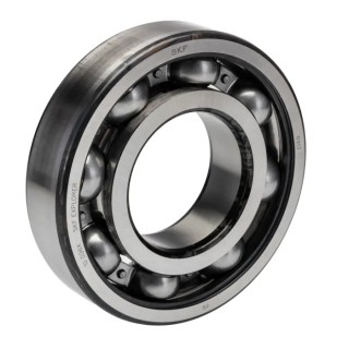 SKF Single Row Deep Groove Ball Bearing 65 mm ID, 140 mm OD, 33 mm Race Width, Sheet Metal Cage, Steel Balls 6313