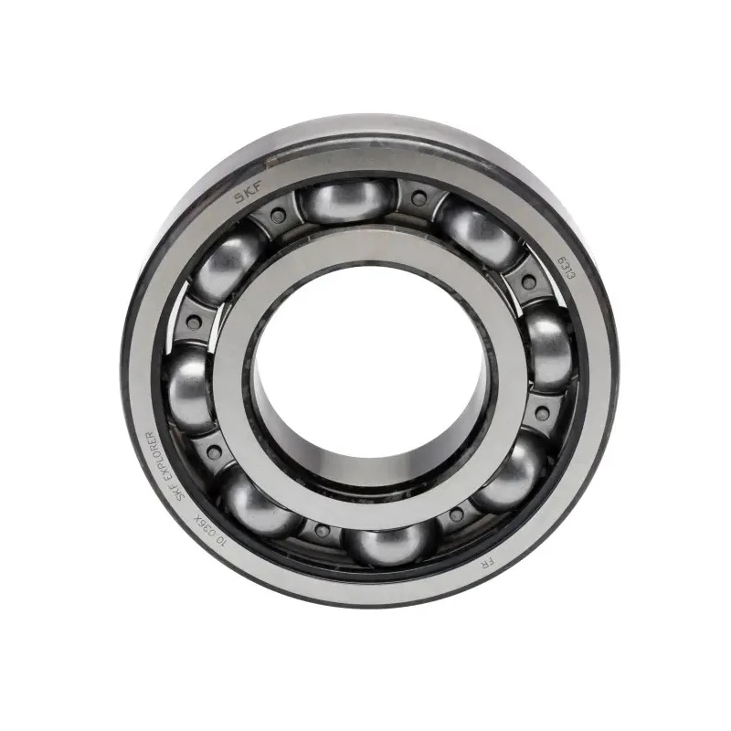SKF Single Row Deep Groove Ball Bearing 65 mm ID, 140 mm OD, 33 mm Race Width, Sheet Metal Cage, Steel Balls 6313