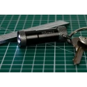 RS PRO LED Keyring Torch Black 10 lm, 53 mm 219-8136