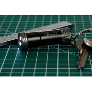 RS PRO LED Keyring Torch Black 10 lm, 53 mm 219-8136