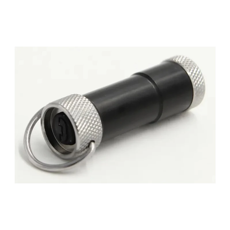RS PRO LED Keyring Torch Black 10 lm, 53 mm 219-8136