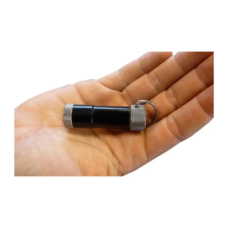 RS PRO LED Keyring Torch Black 10 lm, 53 mm 219-8136