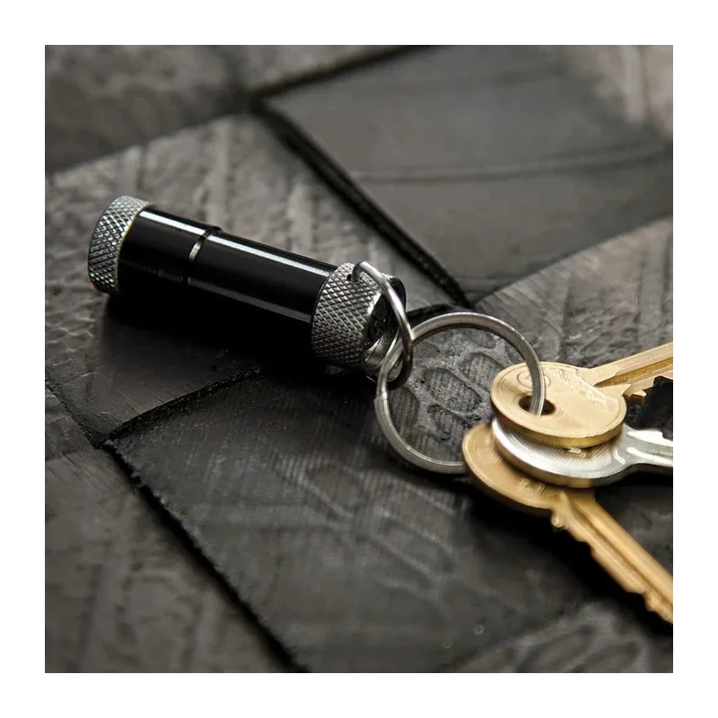 RS PRO LED Keyring Torch Black 10 lm, 53 mm 219-8136