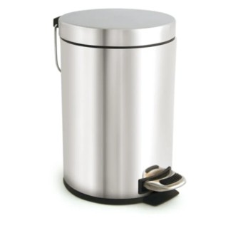 RS PRO 3L Chrome Pedal Stainless Steel Waste Bin 221-1601