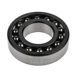 SKF Self-Aligning Ball Bearing 30 mm ID 62 mm OD 16 mm Race Width C3 Clearance Non-Metallic Cage Open Type 1206 ETN9/C3