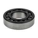 SKF Self-Aligning Ball Bearing 30 mm ID 62 mm OD 16 mm Race Width C3 Clearance Non-Metallic Cage Open Type 1206 ETN9/C3