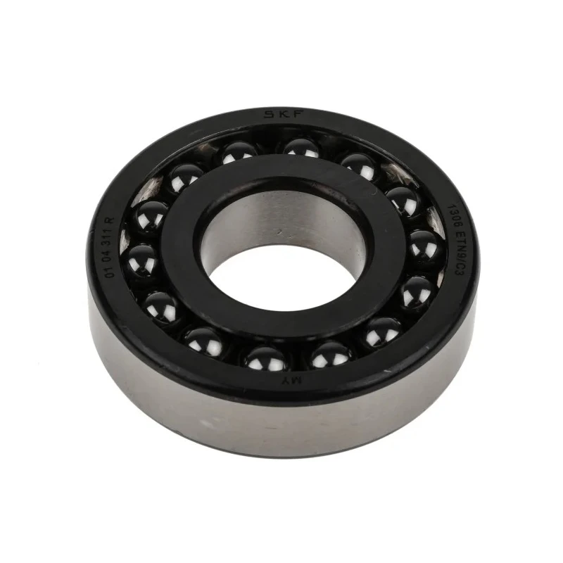 SKF Self-Aligning Ball Bearing 30 mm Inside Diameter 72 mm Outside Diameter 19 mm Race Width Non-Metallic Cage 1306 ETN9/C3