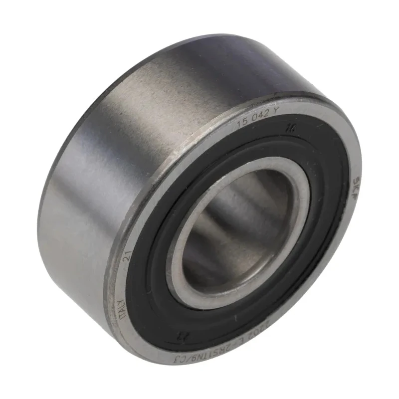 SKF Self-Aligning 2 Row Ball Bearing 15 mm ID 35 mm OD 14 mm Width C3 Clearance Sealed 2202 E-2RS1TN9/C3