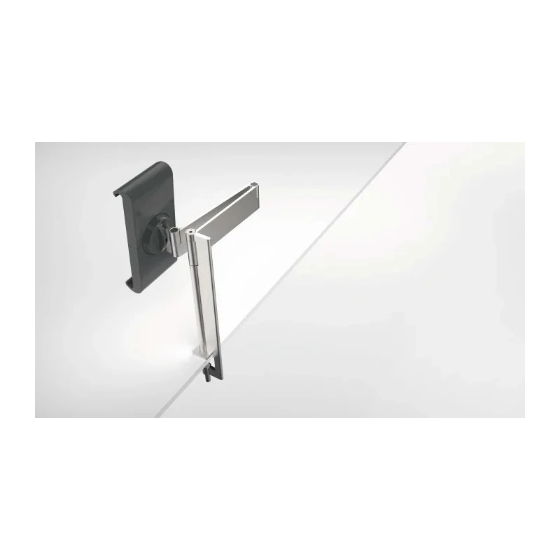 Durable Aluminium Tablet Stand Clamp for Tablets 7" to 13", Tilt Adjustable, Anti-Theft, Germany 893123