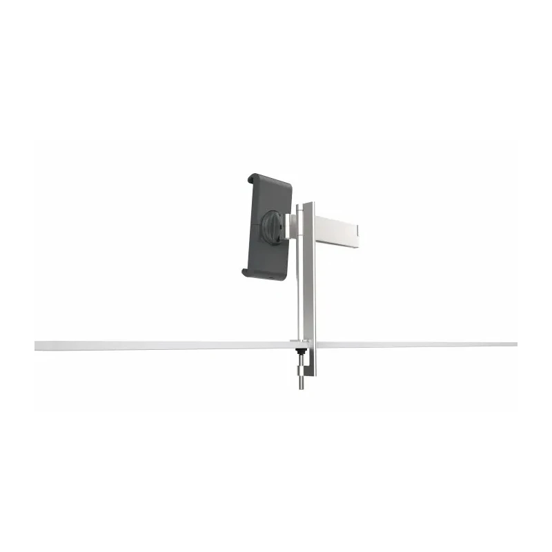 Durable Aluminium Tablet Stand Clamp for Tablets 7" to 13", Tilt Adjustable, Anti-Theft, Germany 893123