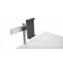 Durable Aluminium Tablet Stand Clamp for Tablets 7" to 13", Tilt Adjustable, Anti-Theft, Germany 893123