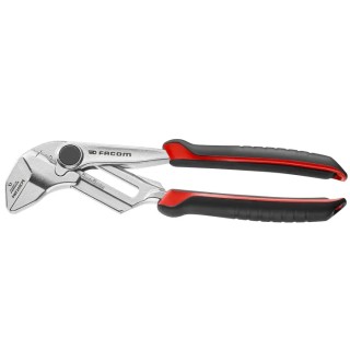 Facom Chrome Vanadium Steel Bi-Material Handle Plier Wrench 250mm Overall PWF250CPEPB