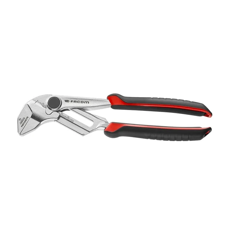 Facom Chrome Vanadium Steel Bi-Material Handle Plier Wrench 250mm Overall PWF250CPEPB
