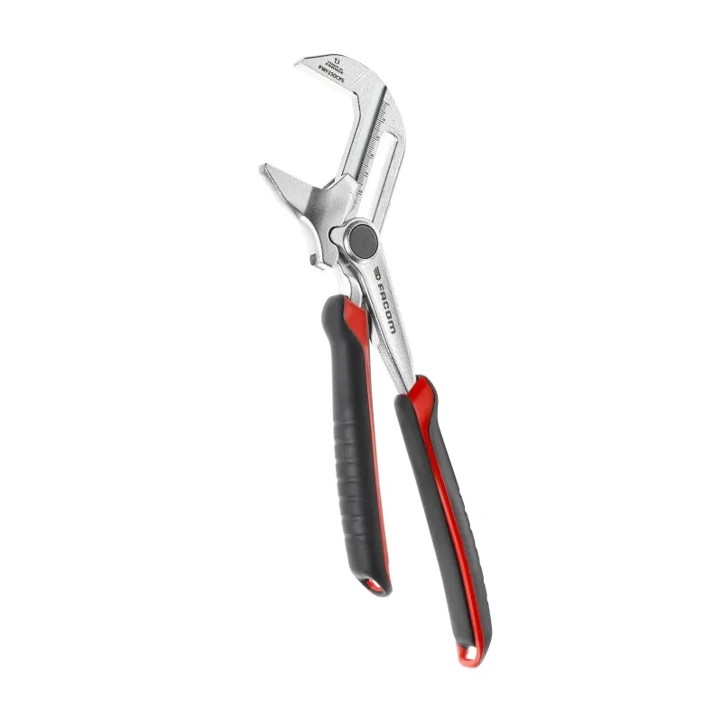 Facom Chrome Vanadium Steel Bi-Material Handle Plier Wrench 250mm Overall PWF250CPEPB