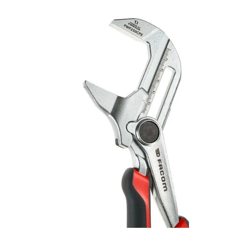 Facom Chrome Vanadium Steel Bi-Material Handle Plier Wrench 250mm Overall PWF250CPEPB
